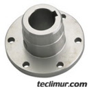 Brida de acoplamiento para transmisión de bomba hidráulica en compactadores Faun Variopress Compatible con referencia original FAUN 5605271* 